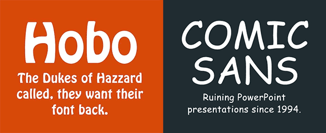 選擇字體時(shí)應(yīng)該避免的七宗罪 選擇字體時(shí)應(yīng)該避免的七宗罪